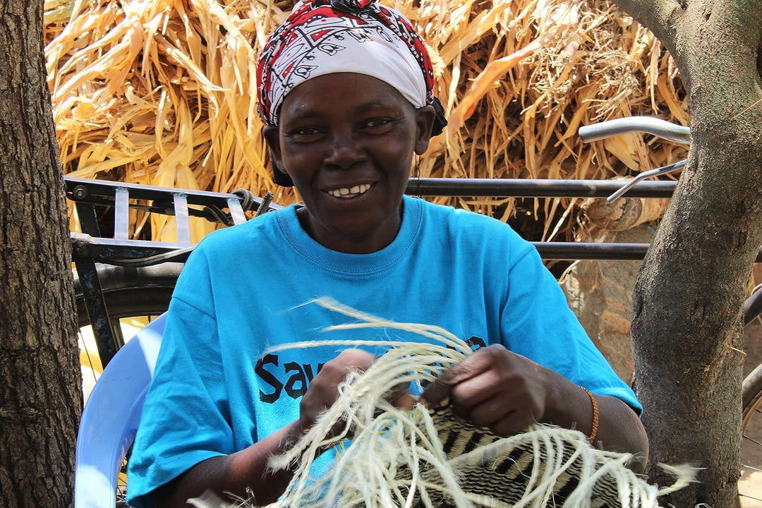 Small Balance Handmade Shoulder Kiondo Sisal Crossbody Bag