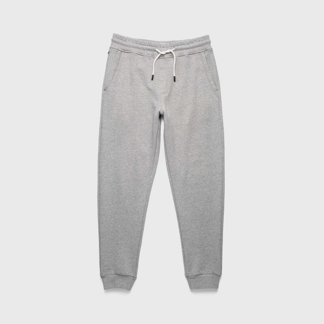 Dune Drawstring Terry Jogger - Heather Grey