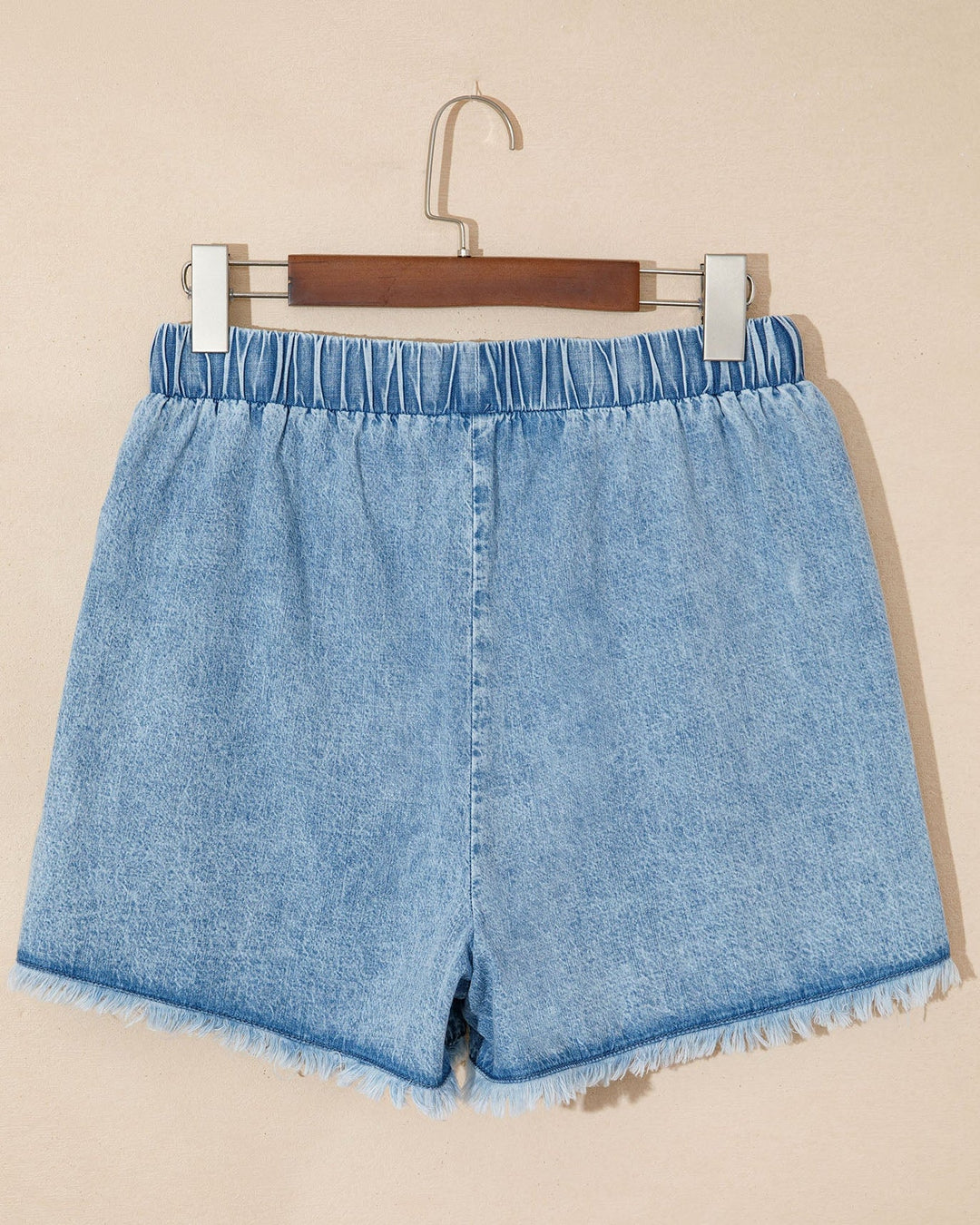 Finlee Frayed Edge Casual Denim Shorts