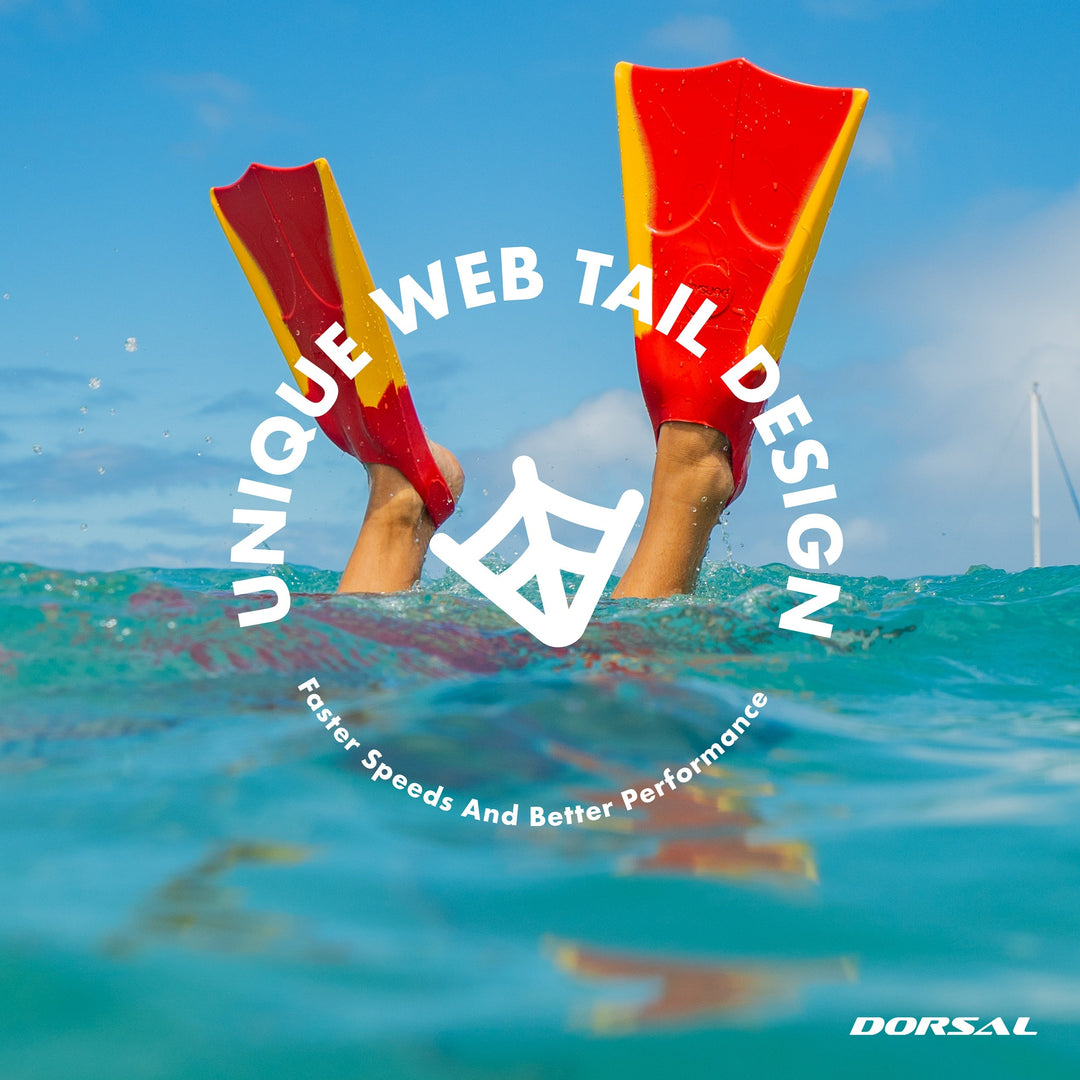 DORSAL Bodyboard Bodysurfing Floating Swim Fins Hawaii (Flippers)