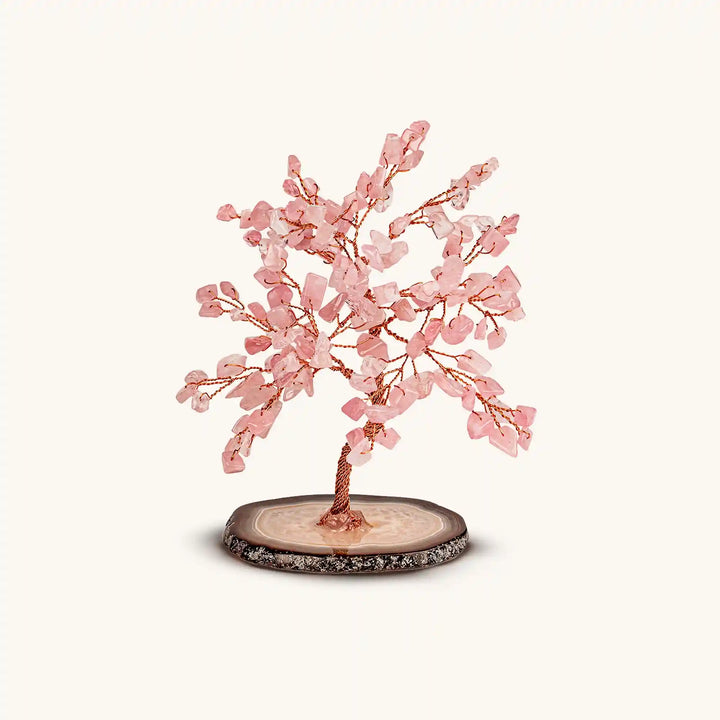 Love Harmony Rose Quartz Feng Shui Small Tree