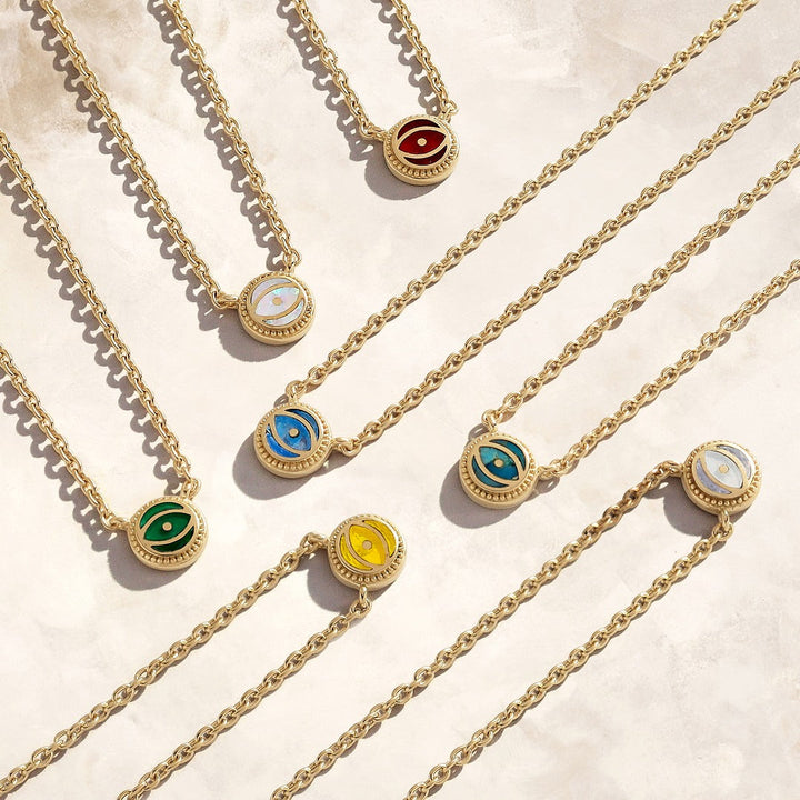 Horizon Spirit Turquoise December Birthstone Gold Necklace