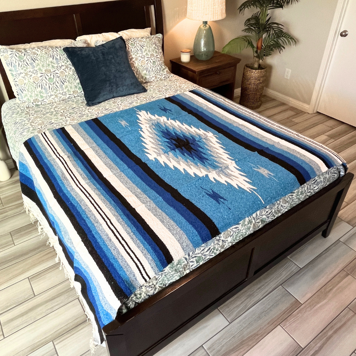 Blue Shades Diamond Blanket