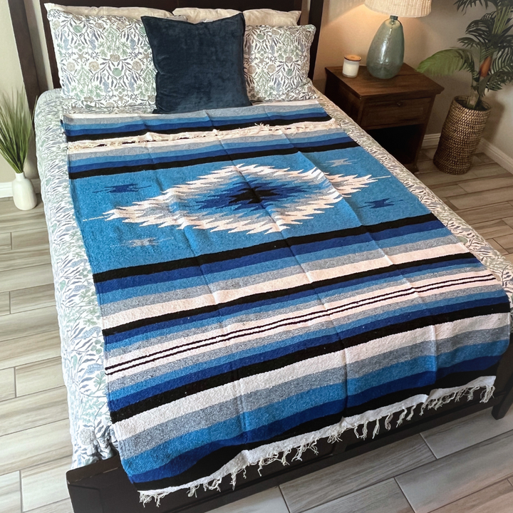 Blue Shades Diamond Blanket