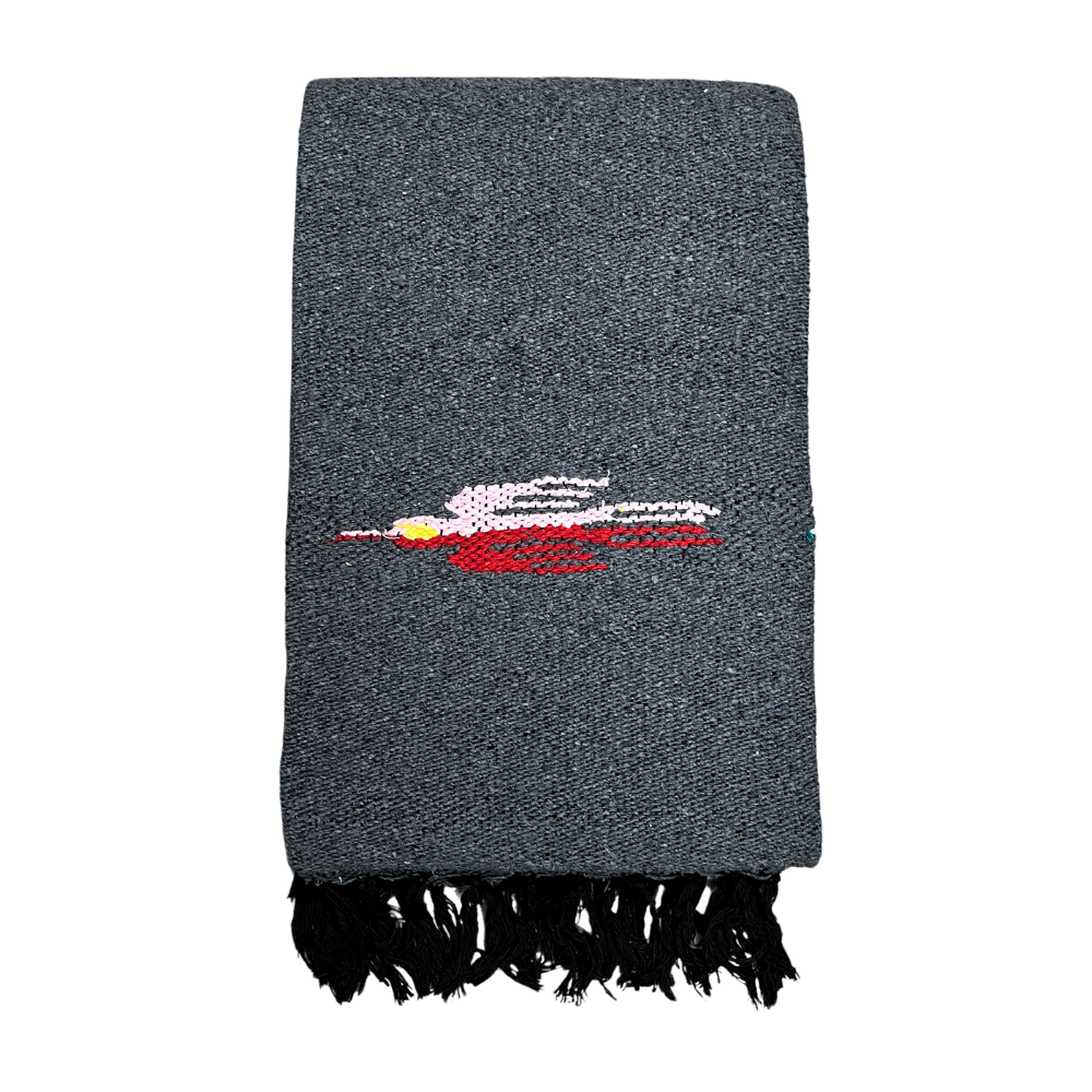 Charcoal Thunderbird Baja Blanket