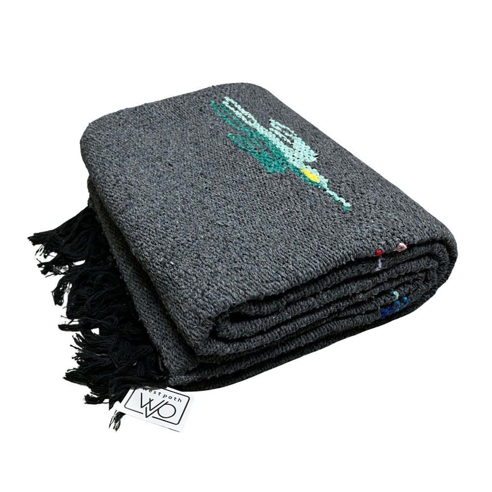 Charcoal Thunderbird Baja Blanket