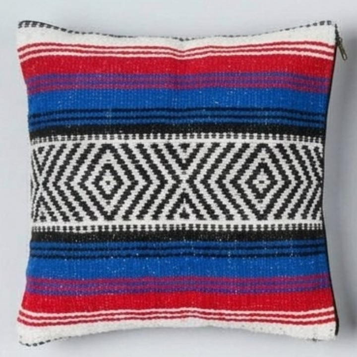 Authentic Mexican Throw Pillows | Falsa Pillow Cover | Serape