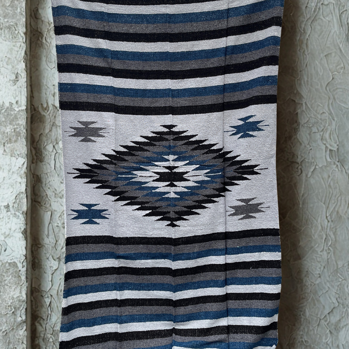 Twilight Mexican Blanket - Blue