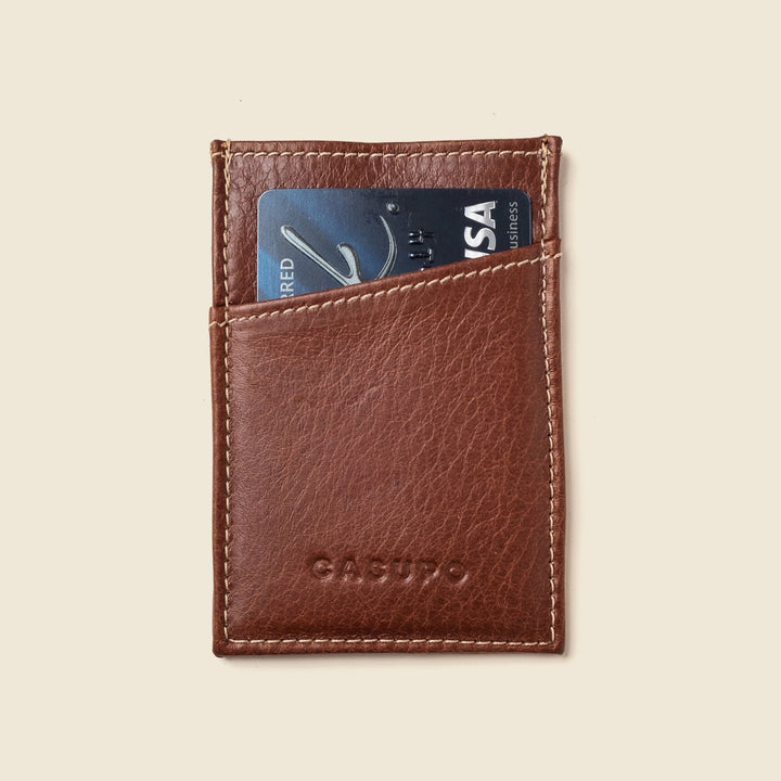 Minimalist Wallet with RFID Protection - Chocolate