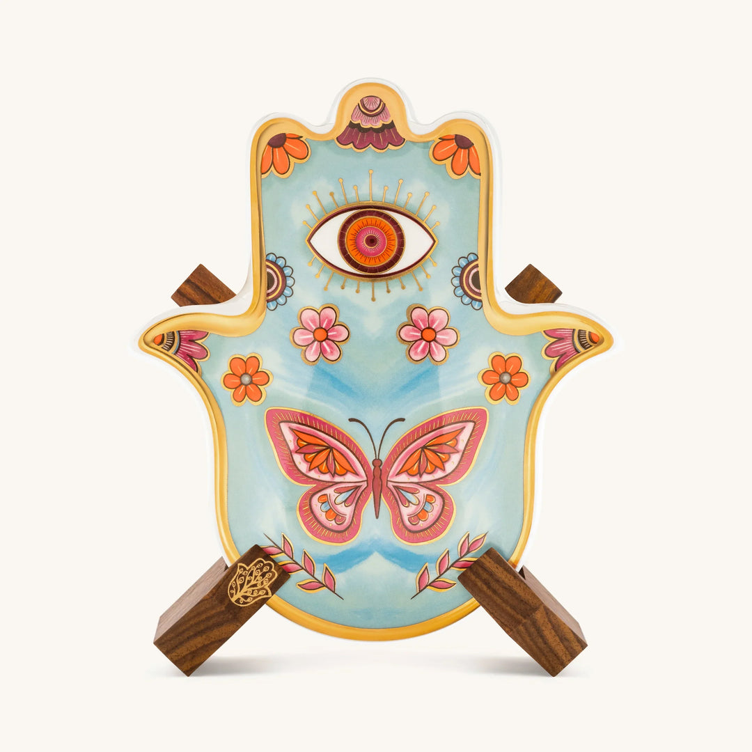 Serene Mindscape Hamsa Wall Blessing