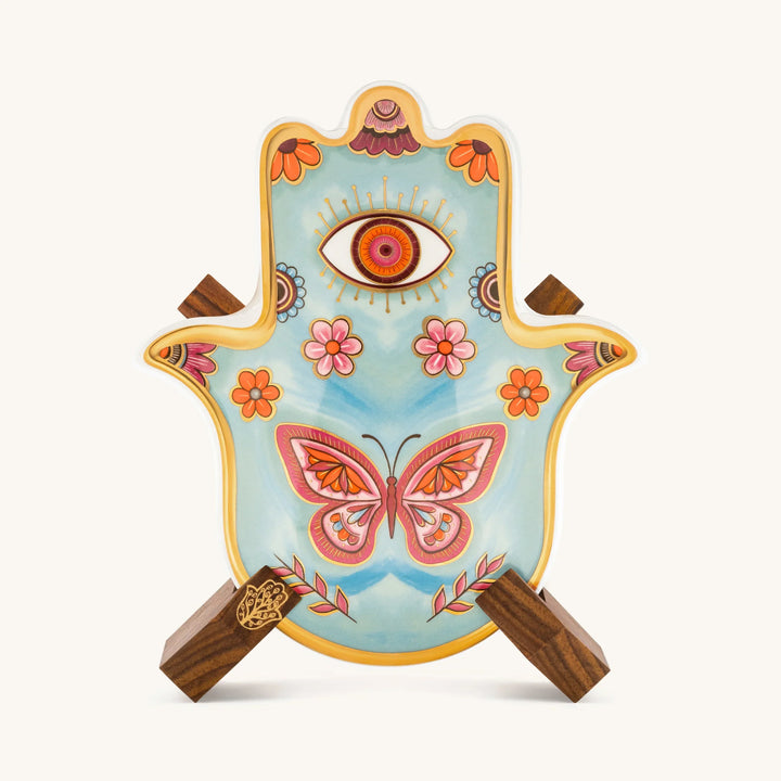 Serene Mindscape Hamsa Wall Blessing