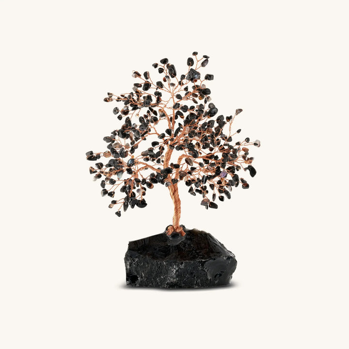 Grounded Awareness Black Onyx Feng Shui Tree