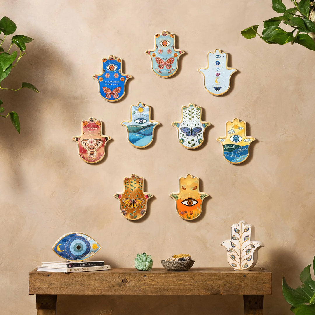 Serene Mindscape Hamsa Wall Blessing