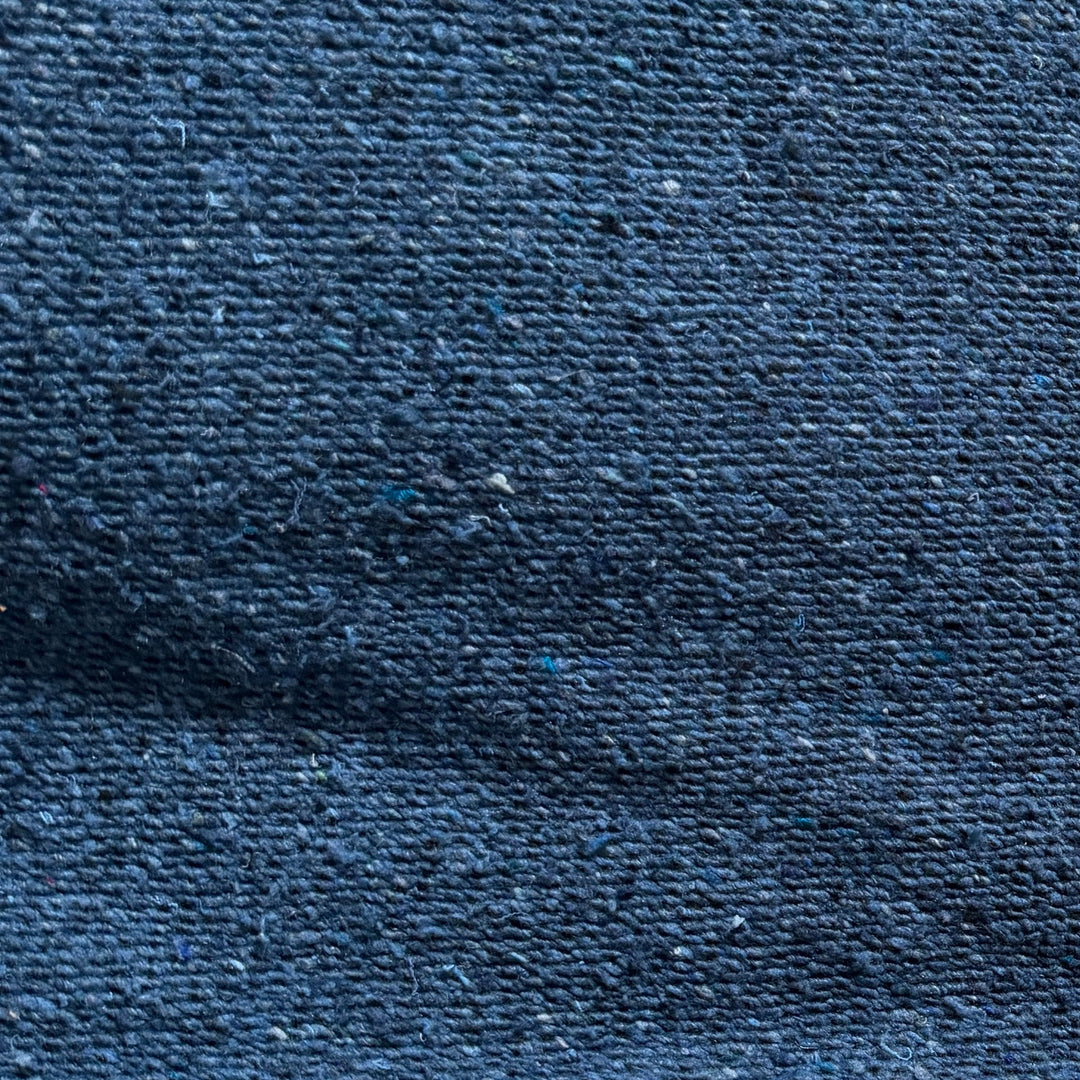 Solid Dark Blue Mexican Blanket