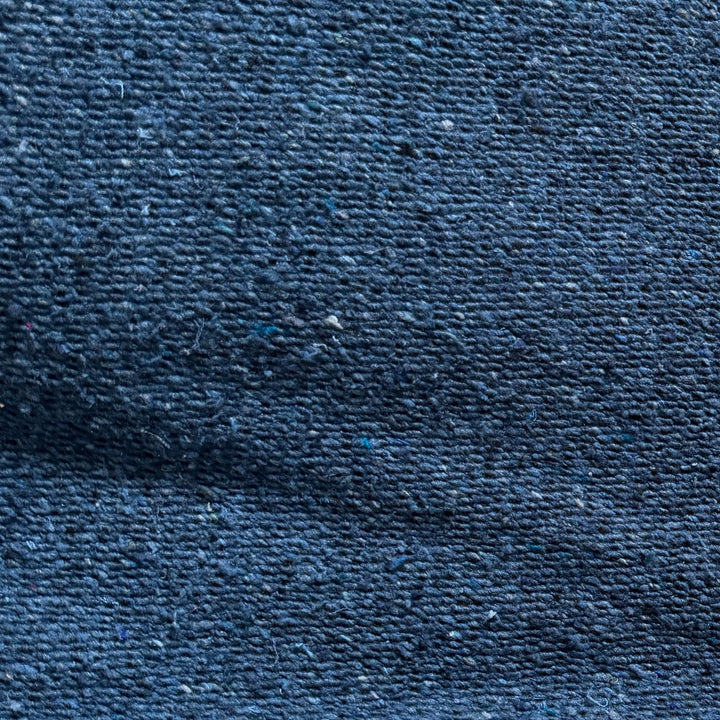 Solid Dark Blue Mexican Blanket