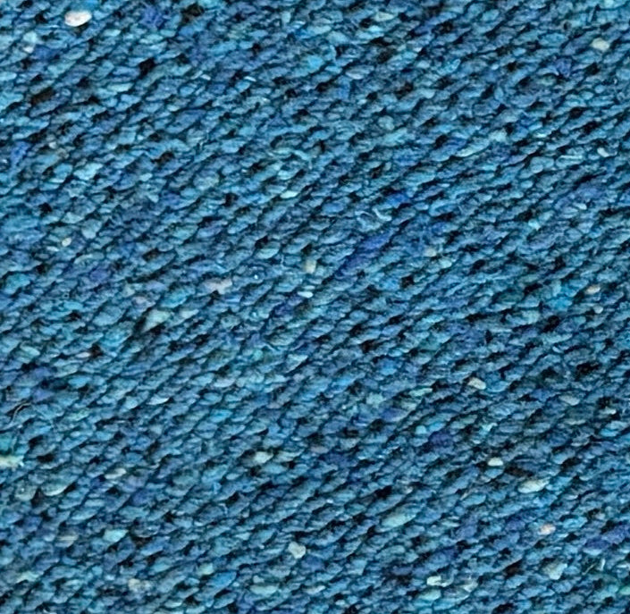Solid Aqua Blue Mexican Blanket