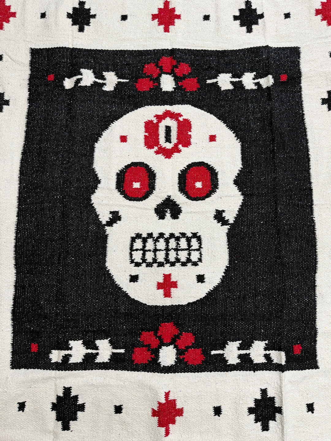 Day of The Dead Mexican Blanket | Dia de los Muertos