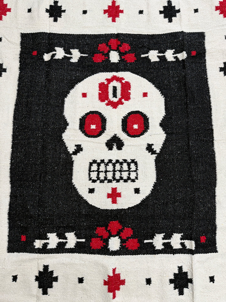 Day of The Dead Mexican Blanket | Dia de los Muertos