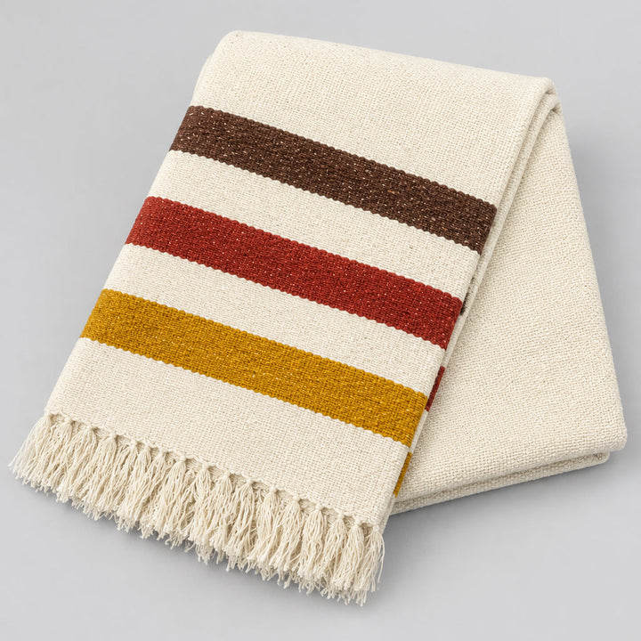 Wool Mexican Blanket | Creama Stripe