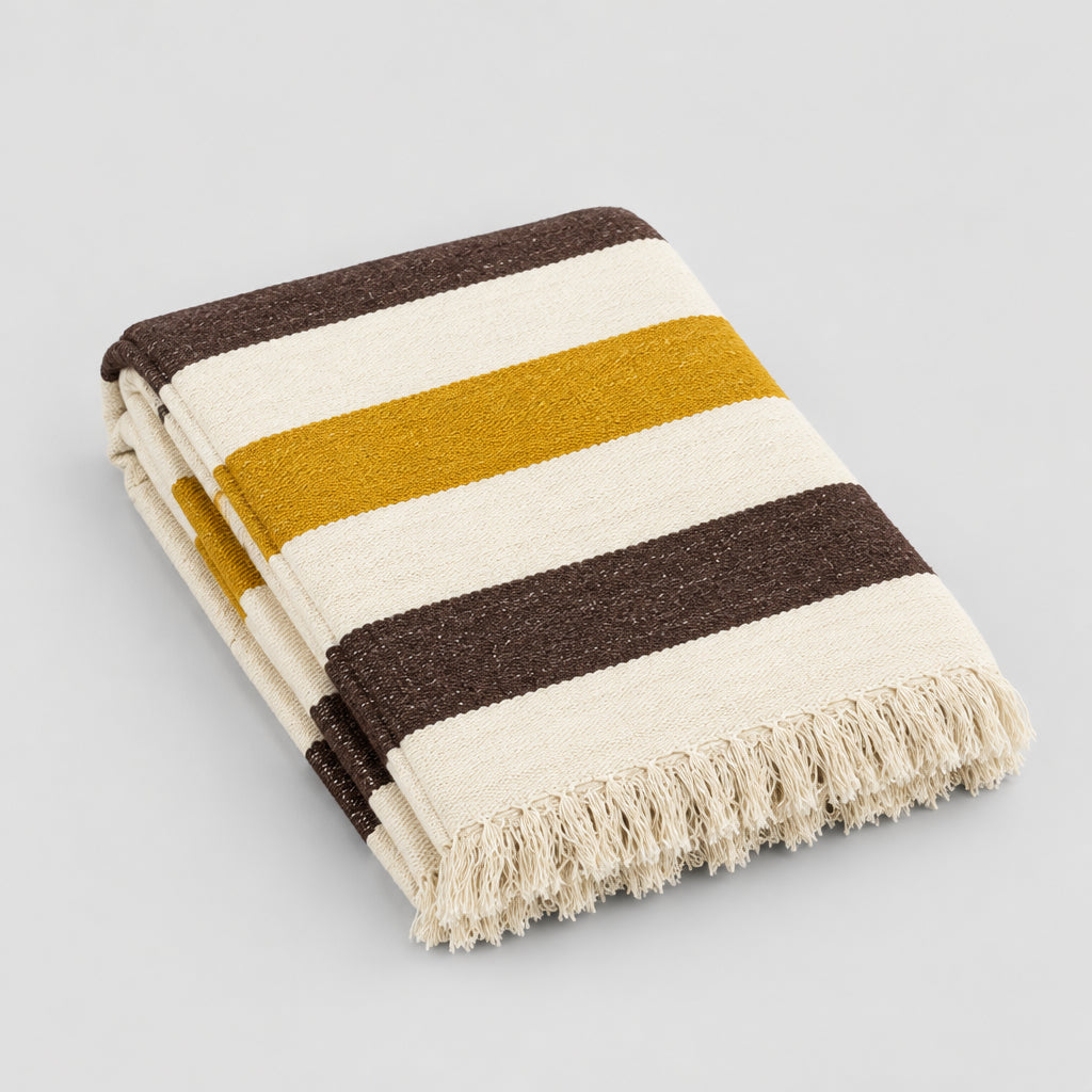 Wool Mexican Blanket | Creama Stripe