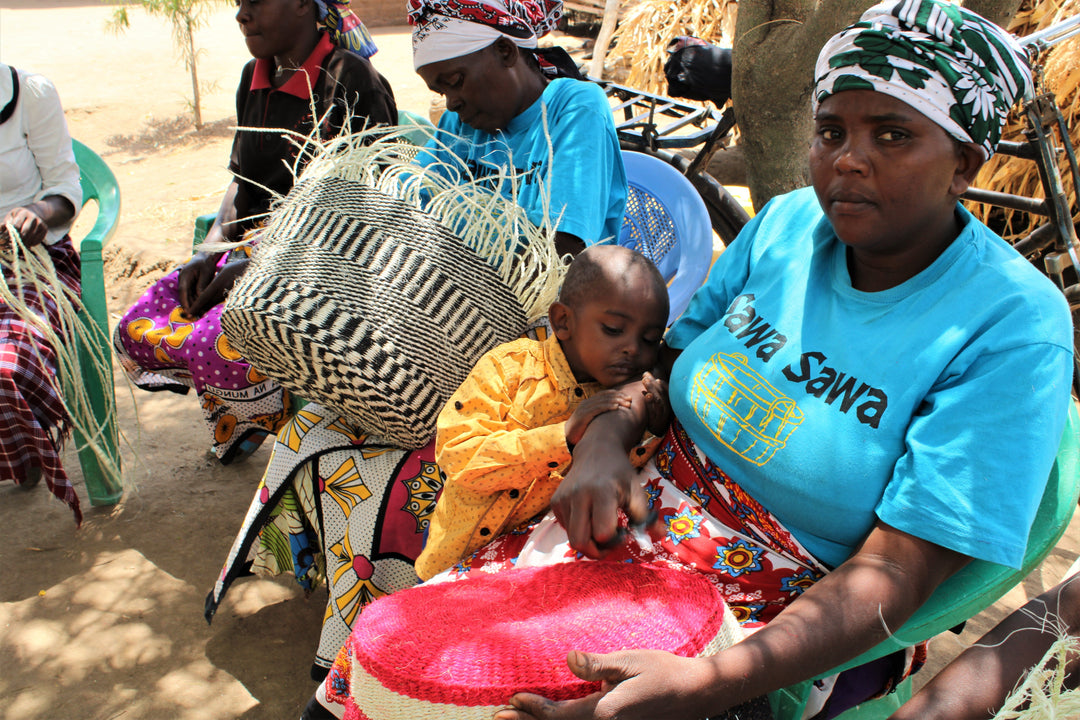 Small Balance Handmade Shoulder Kiondo Sisal Crossbody Bag