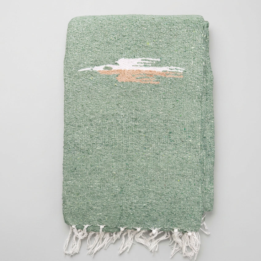 Sage Baja Thunderbird Blanket
