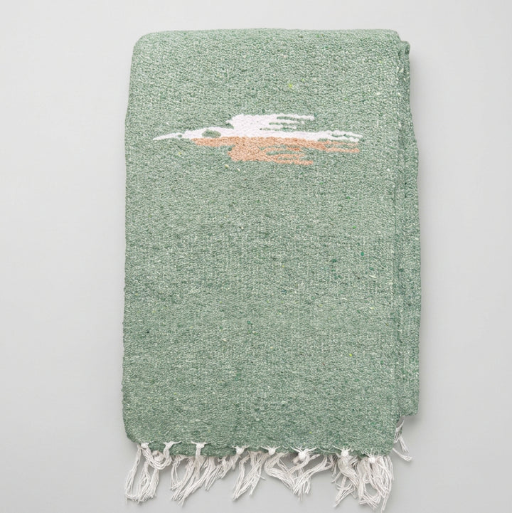 Sage Baja Thunderbird Blanket