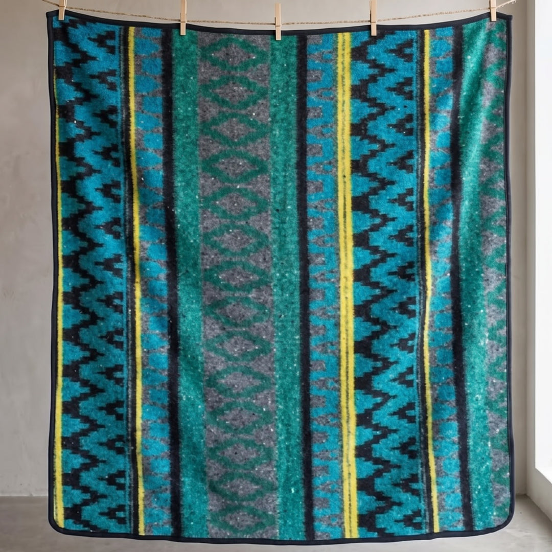 Sea Glass Ultra-soft Mexican Blanket