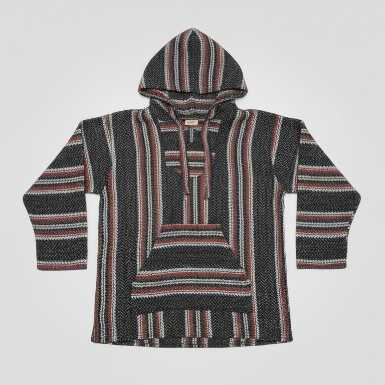 Authentic Baja Hoodie - Charcoal Rust