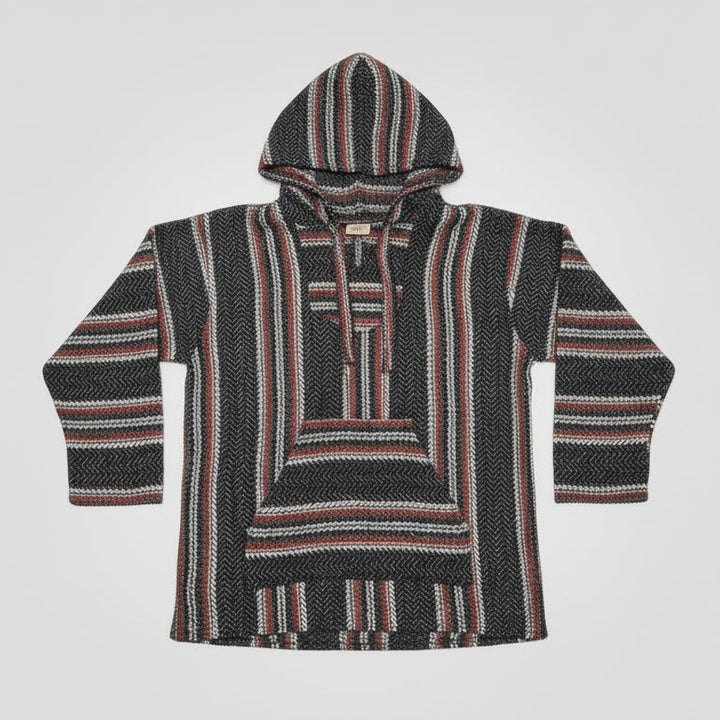 Authentic Baja Hoodie - Charcoal Rust