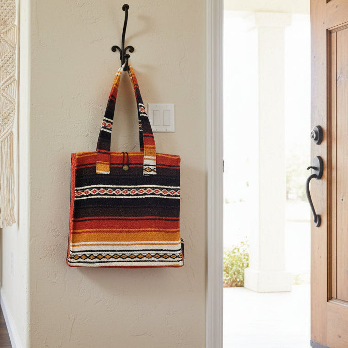 Retro Baja Shoulder Tote Bag