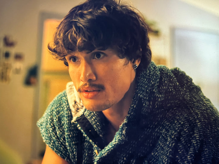 Blanket Hoodie | Indigo Surf Poncho | 100% Cotton Wearable Blanket Robe | As Seen on Netflix's Beef Season 2