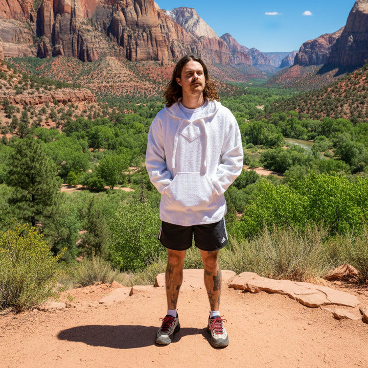 Authentic Baja Hoodie - Solid White