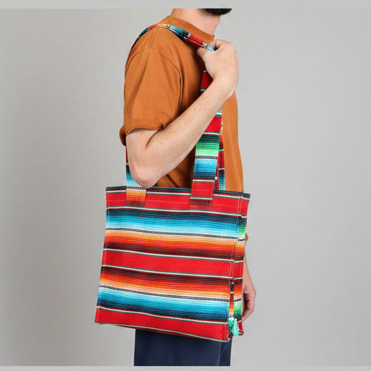 Fiesta Red Baja Shoulder Tote Bag
