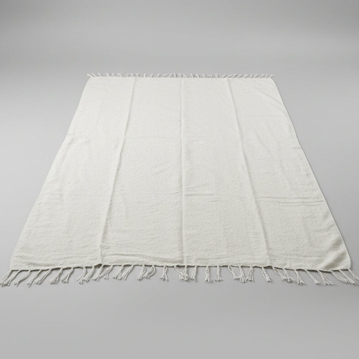 Cream Mexican Blanket | Off White