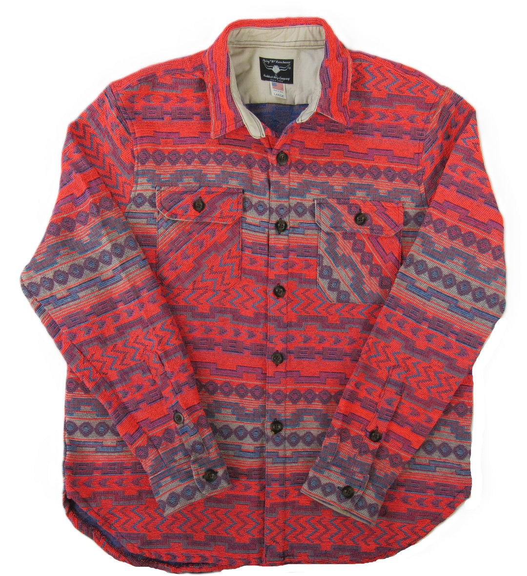 Outer Shirt - Bright Southwest Jacquard