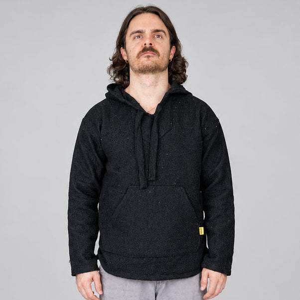 Authentic Baja Hoodie - Solid Black