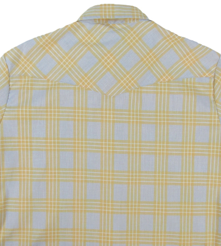 Feather Plaids - Gray & Yellow - Short Sleeve - NEW FIT