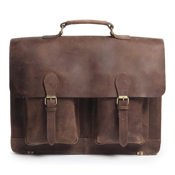 Buffalo Leather Messenger Bag