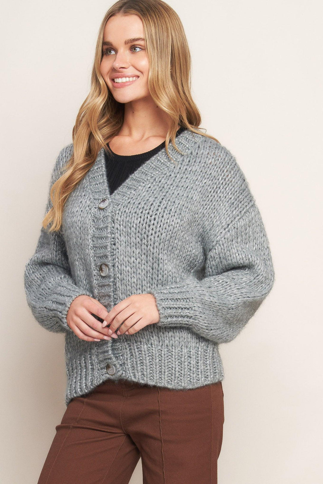 WEEKEND WARMTH SWEATER KNIT CARDIGAN