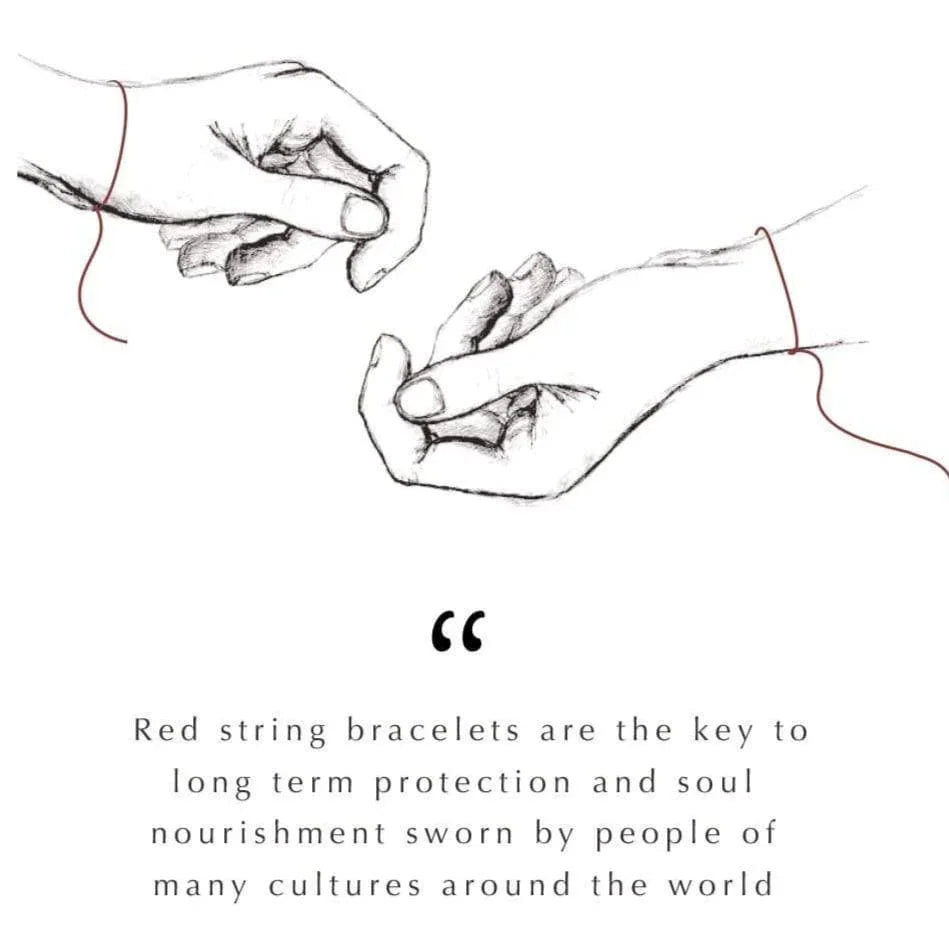 Spiritual Essence Red String Evil Eye Charm Bracelet