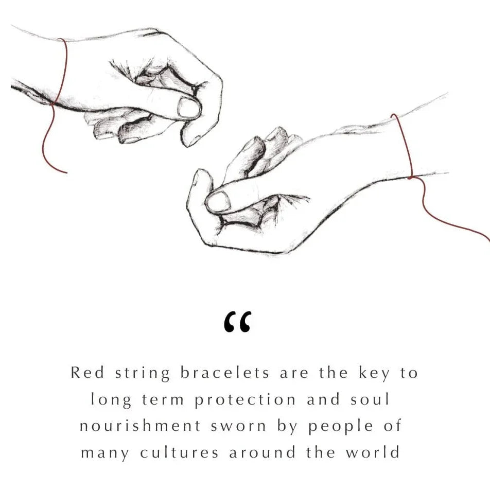 Powerful Protection Hematite Gold Evil Eye Red String Bracelet