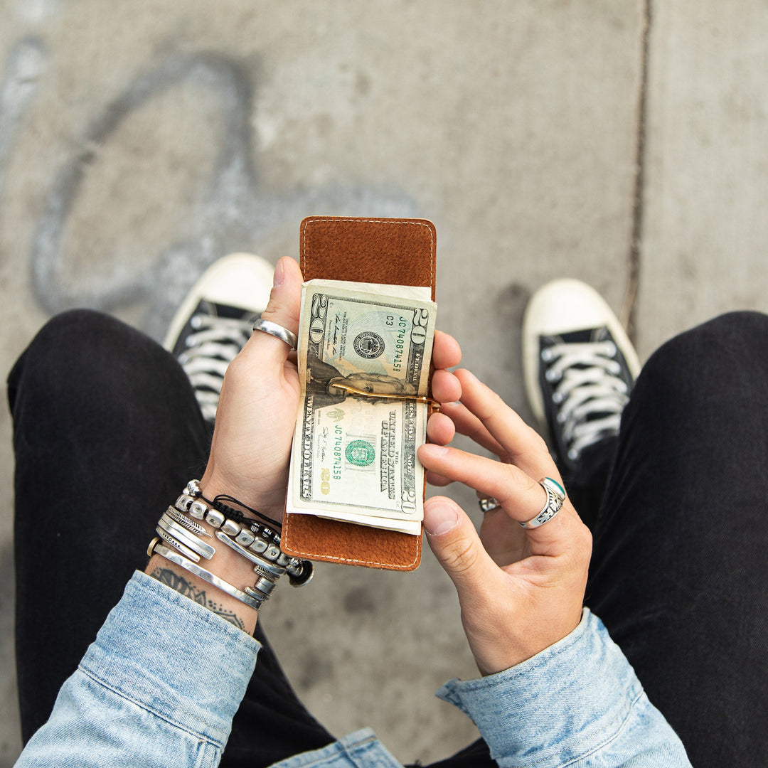 Money Clip Wallet - Natural