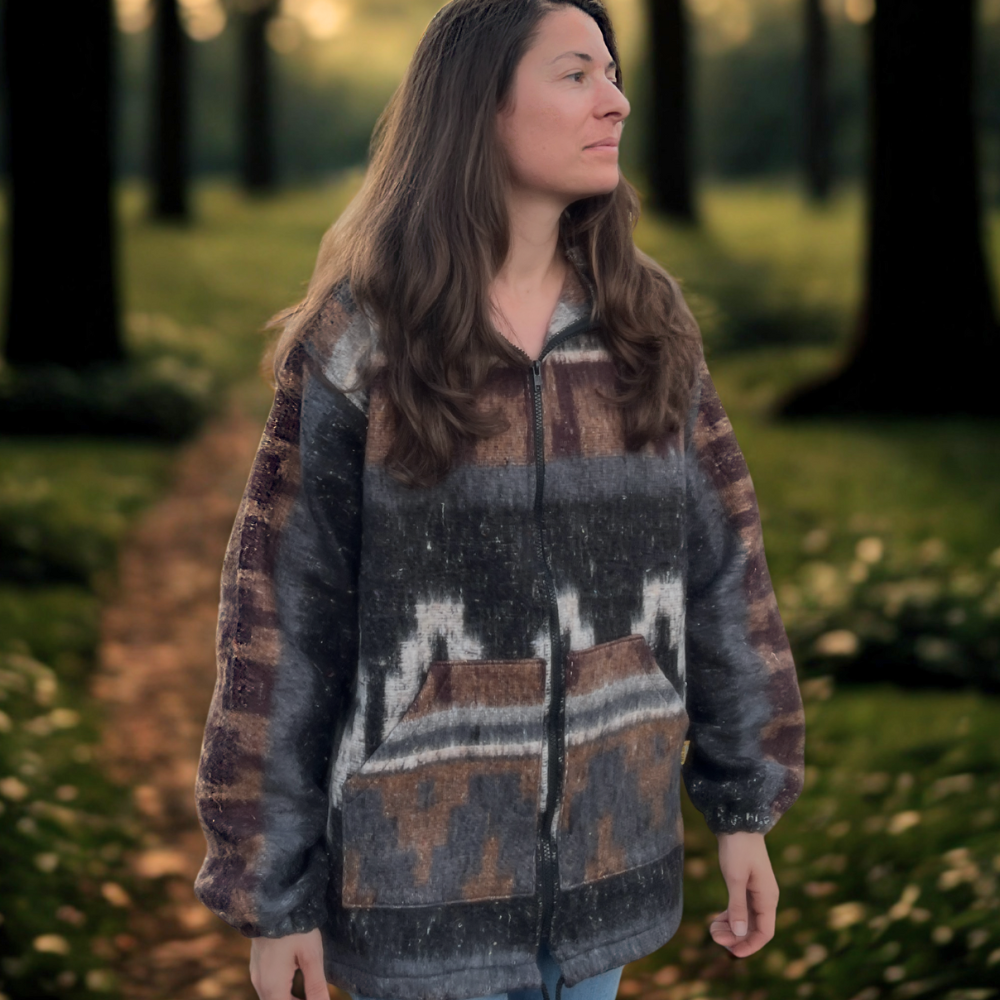 Authentic Baja Jacket - Tan Black