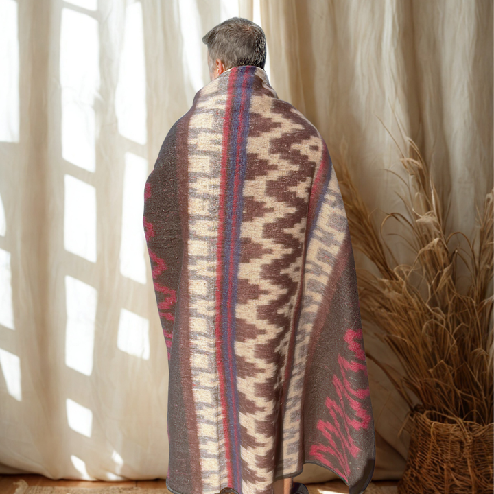 Brushed Diamond Indian Blanket