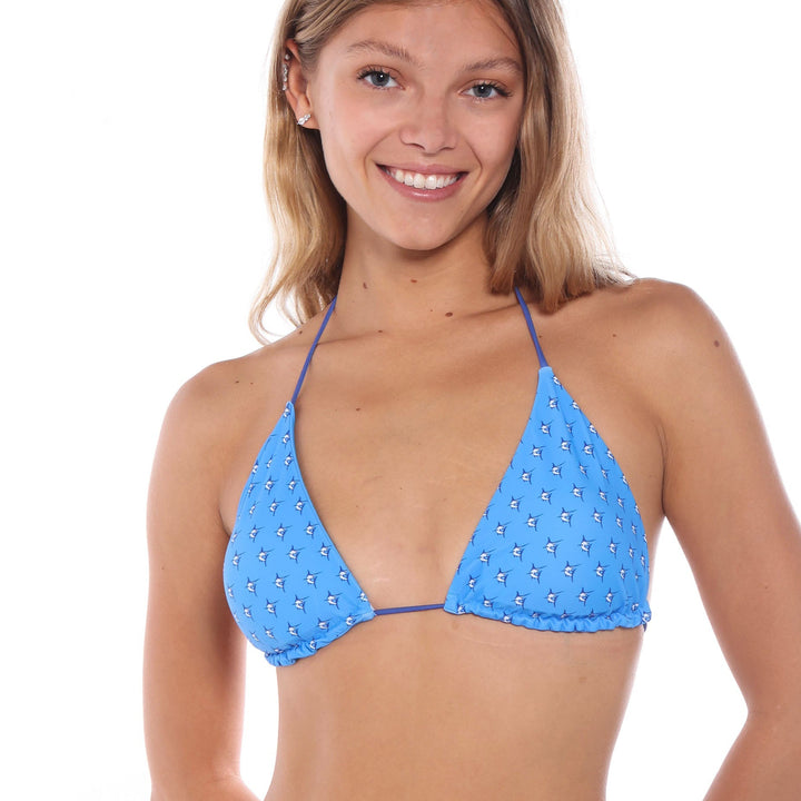 Light Blue String Bikini Top