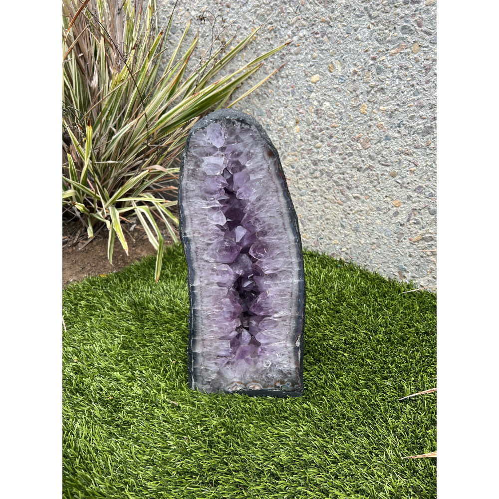 Amethyst Cathedral Geode 18" x 7"