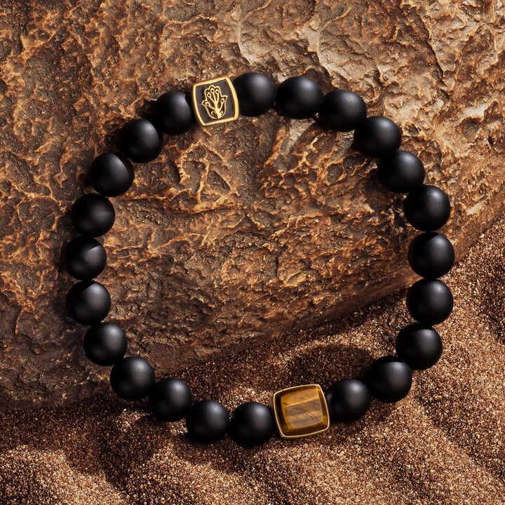 Infinite Potential Onyx Tiger's Eye Bracelet