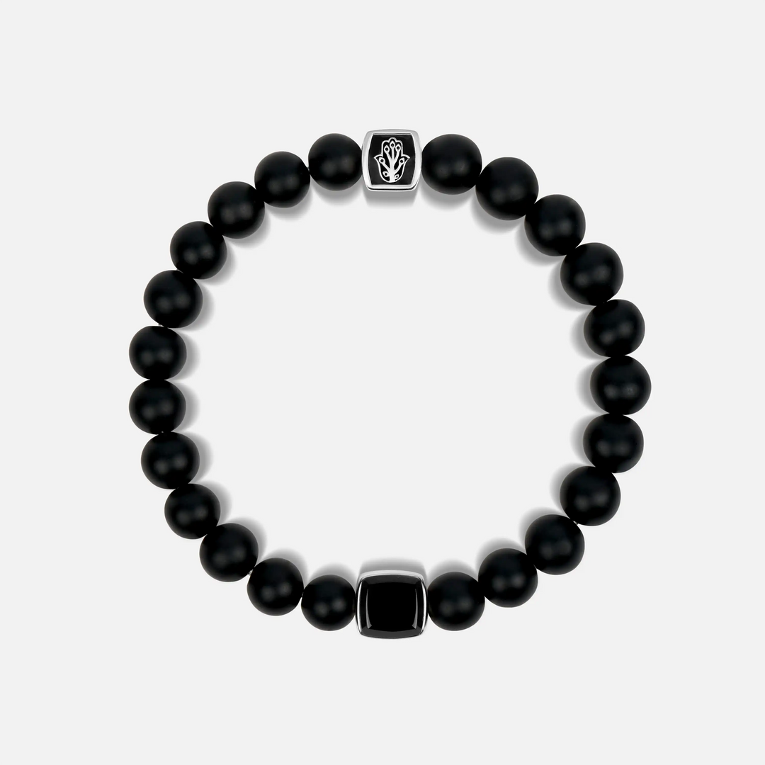 Powerful Vibrations Matte Onyx Bracelet