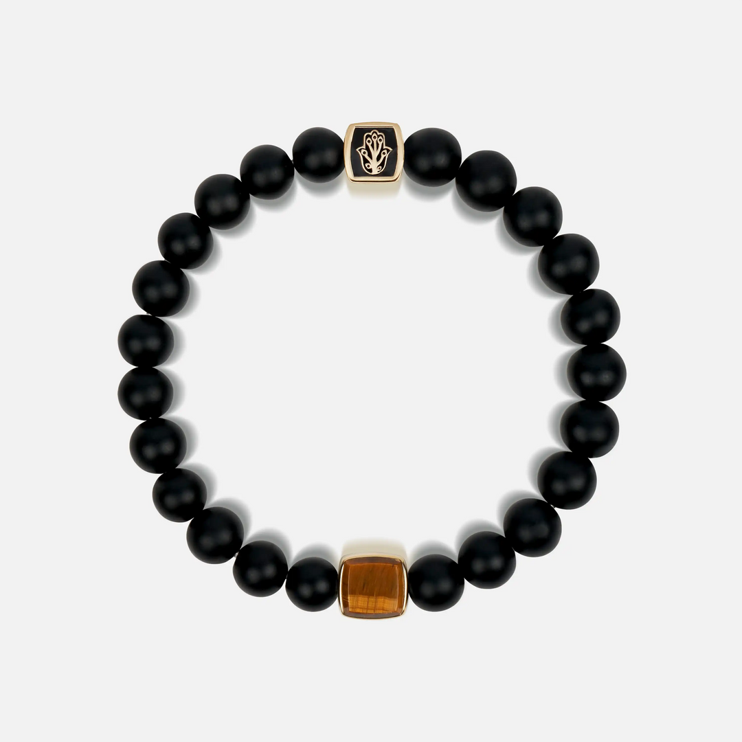 Infinite Potential Onyx Tiger's Eye Bracelet